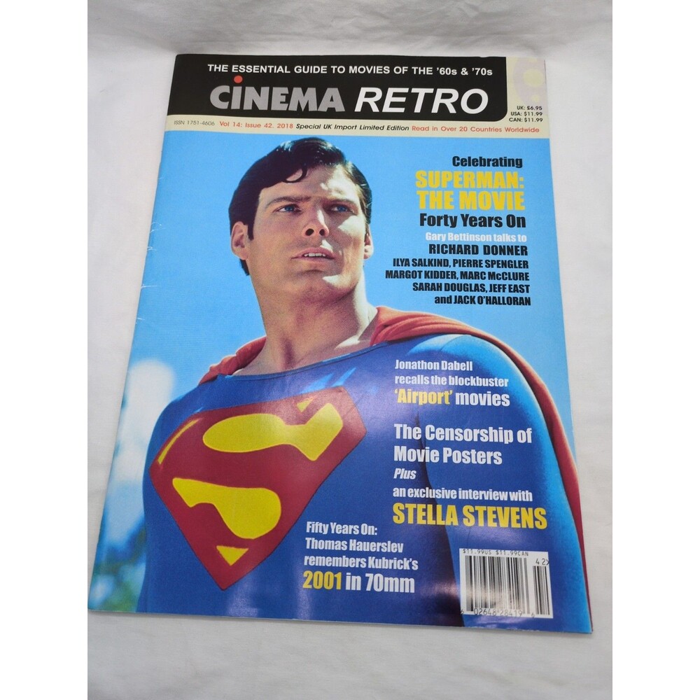Cinema Retro Magazine Vol 14 Issue #42 2018 Superman